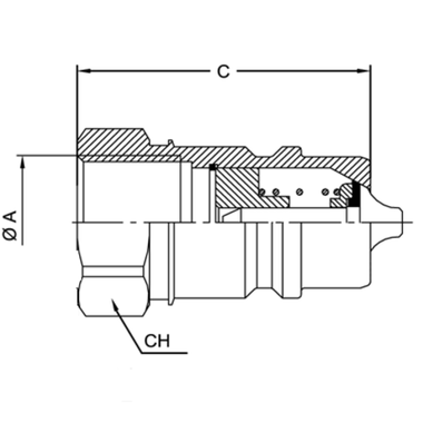 БРС ISO A BSP 1.1/2" Ниппель VSAA VERSO