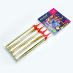 Настольный фонтан для торта Fontanna tortowa золотой 4шт 12,5см 40 секунд