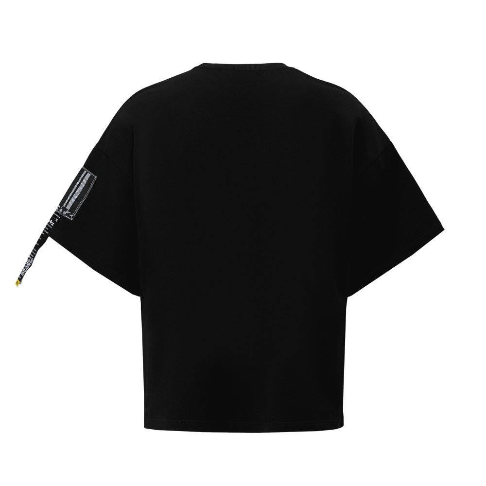 Футболка Heartz Sequence Black Kimono черная