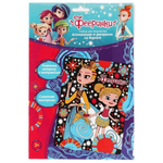 Аппликация и раскаска на бархате "Фееринки" 17х23см, 100VELVETART-FR (Мультиарт)