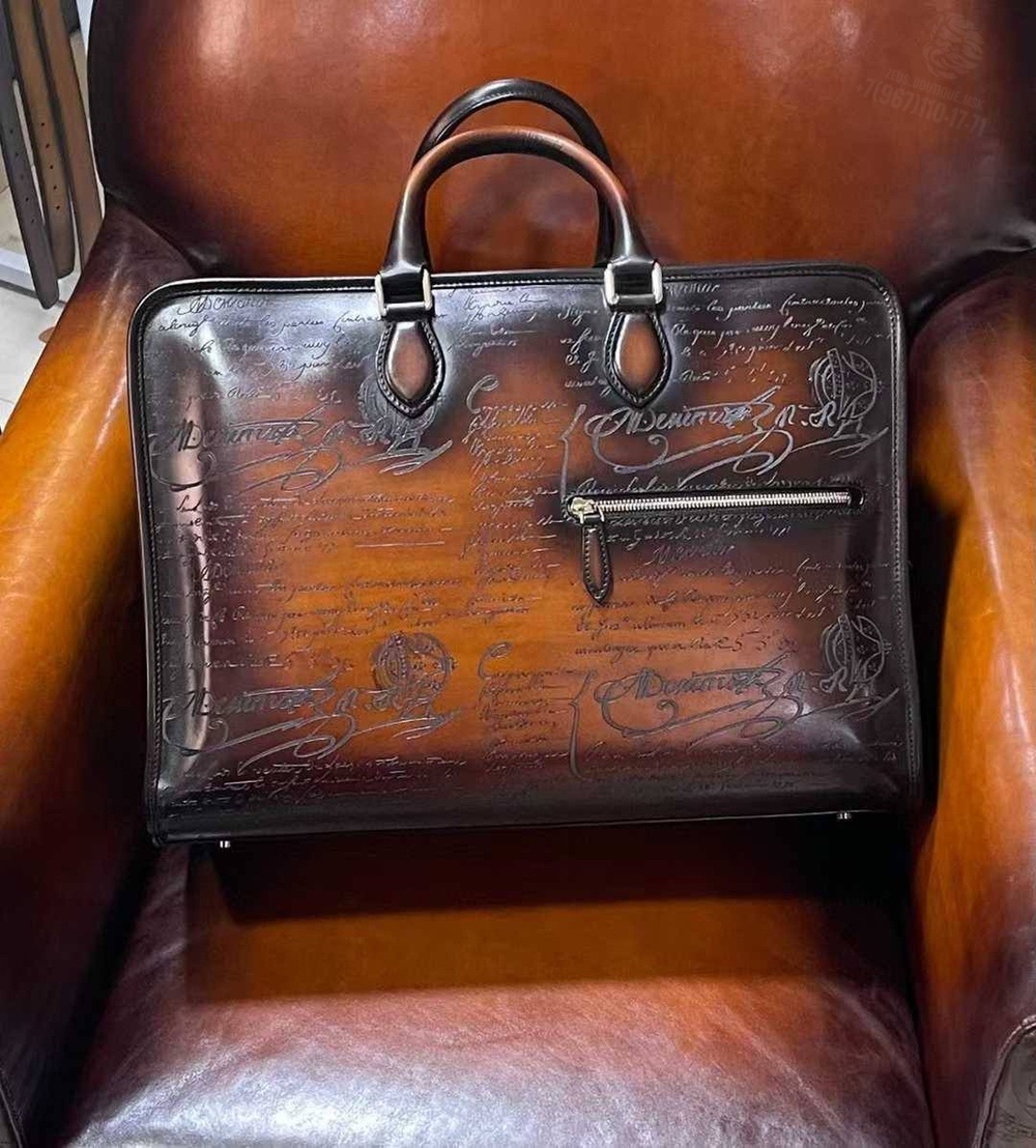 Дорожная сумка Berluti Overnight Scritto