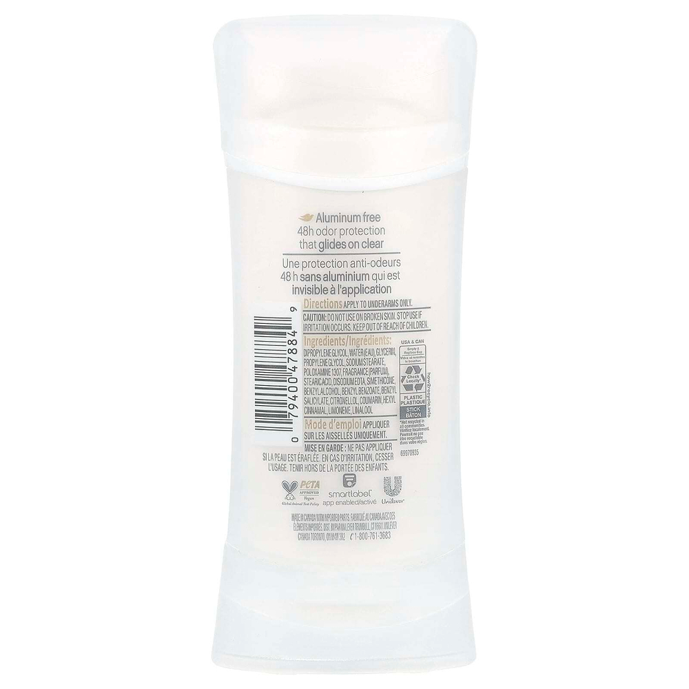 Dove, дезодорант с 0% алюминия, масло ши, 74 г (2,6 унции)
