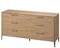 Комод Type из массива дуба, 6 ящиков, ширина 170 см (натуральный дуб)