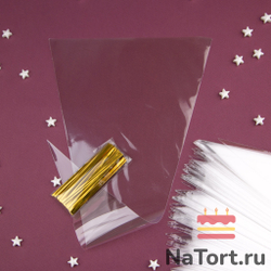 Пакет конус для сладостей 18x37 см (100 шт)