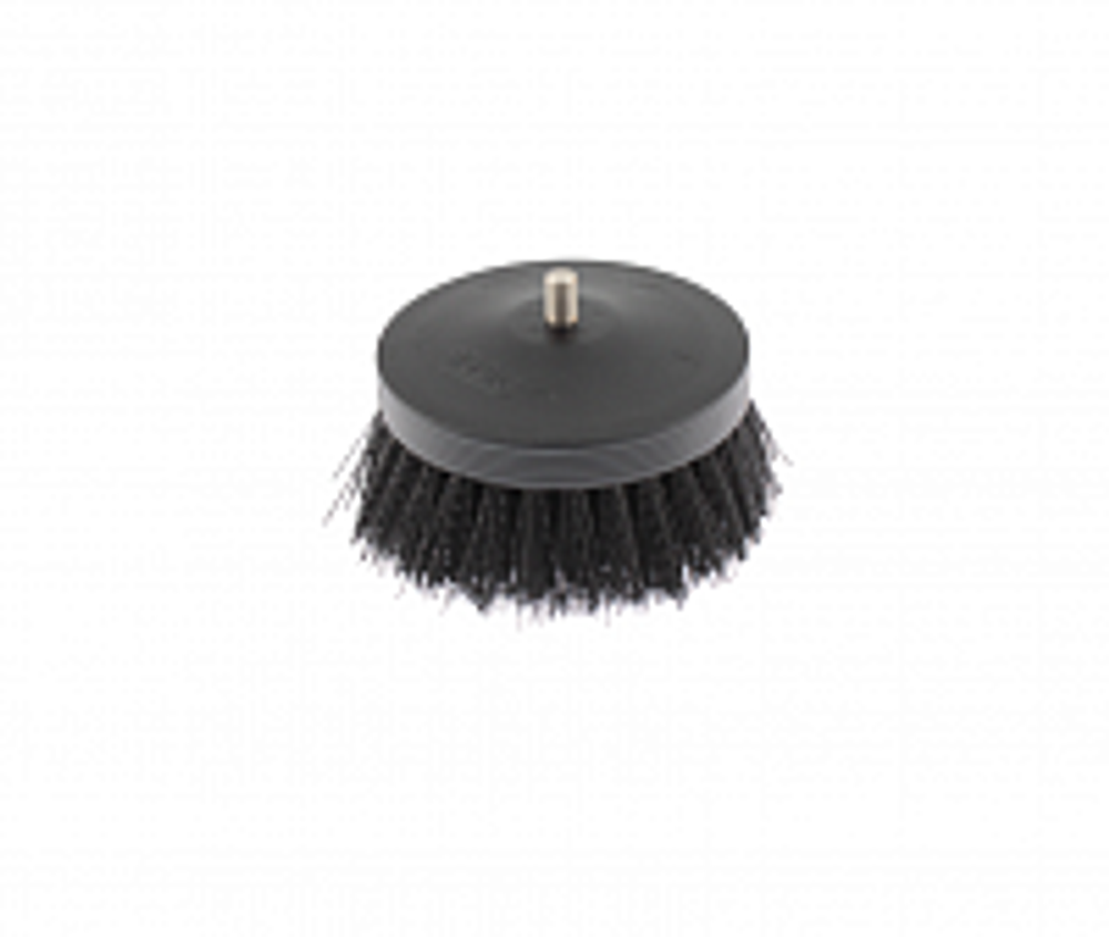 SGCB Pneumatic Carpet Brush Black - щетка-насадка на дрель для чистки текстиля жесткая, 90мм