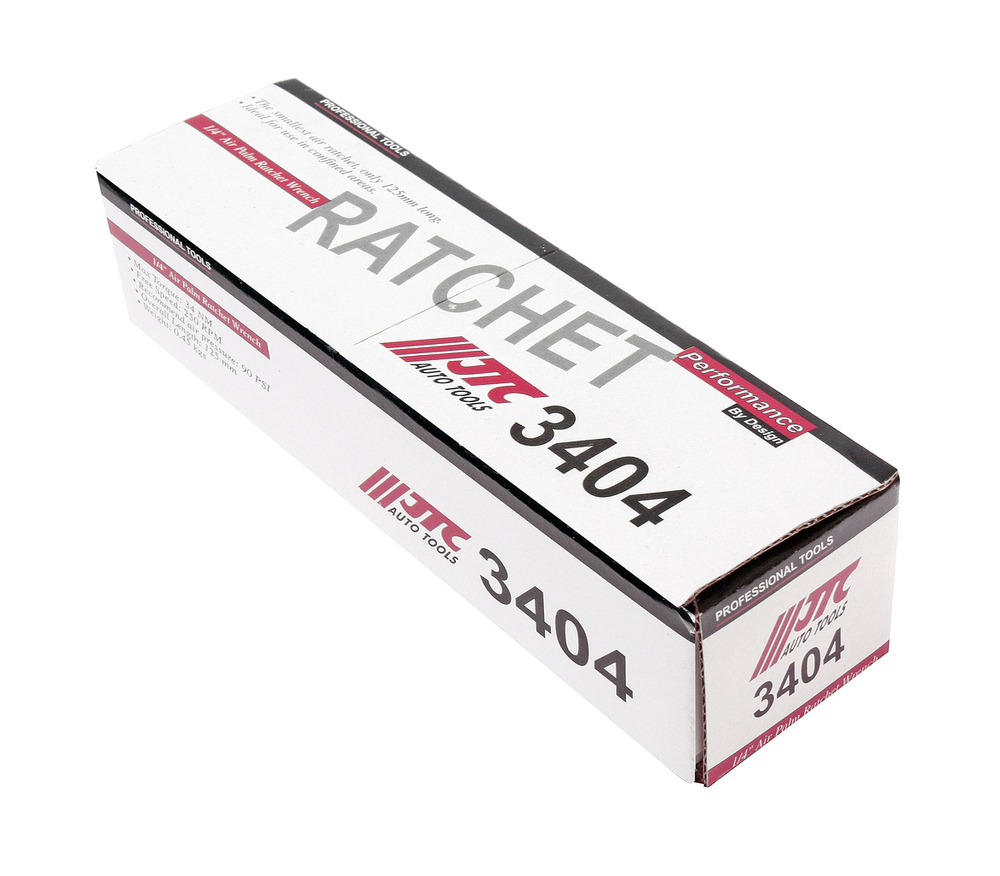 Ключ трещотка пневматический 1/4" 35Нм 90PSI 250об/мин. компактный JTC