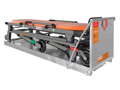 A set of accommodation facilities-moving patients for use in the ambulance service and hospital transportation