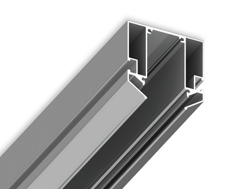 Корпус для накладного шинопровода в натяжной потолок Magnetic 220V GL1013 AL алюминий 2000*61*61