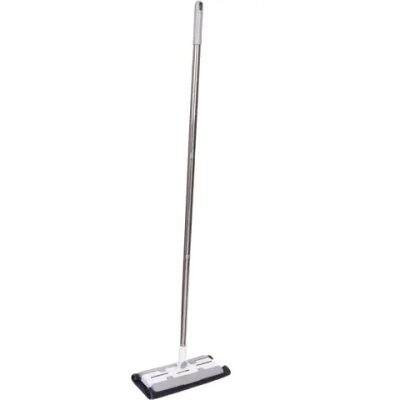 Швабра зажимная ручка 110см. в комплекте 2 салфетки