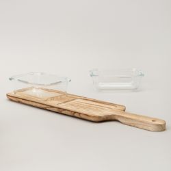 МЕНАЖНИЦА 2-Х СЕКЦИОННАЯ НА ДЕРЕВЯННОЙ ПОДСТАВКЕ 370 МЛ