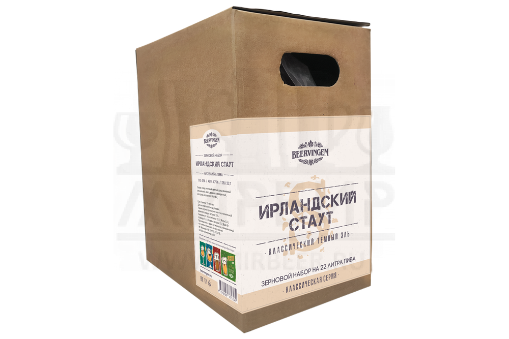 Зерновой набор Beervingem "Ирландский стаут" на 22 л пива