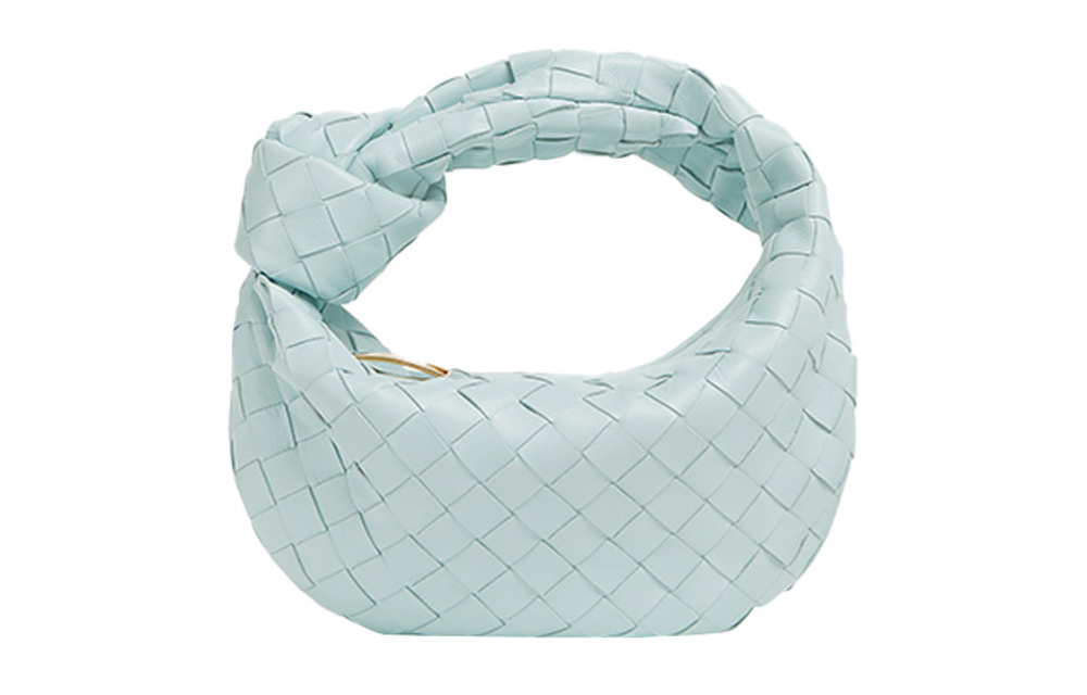 Bottega Veneta Jodie Mini Teal Washed