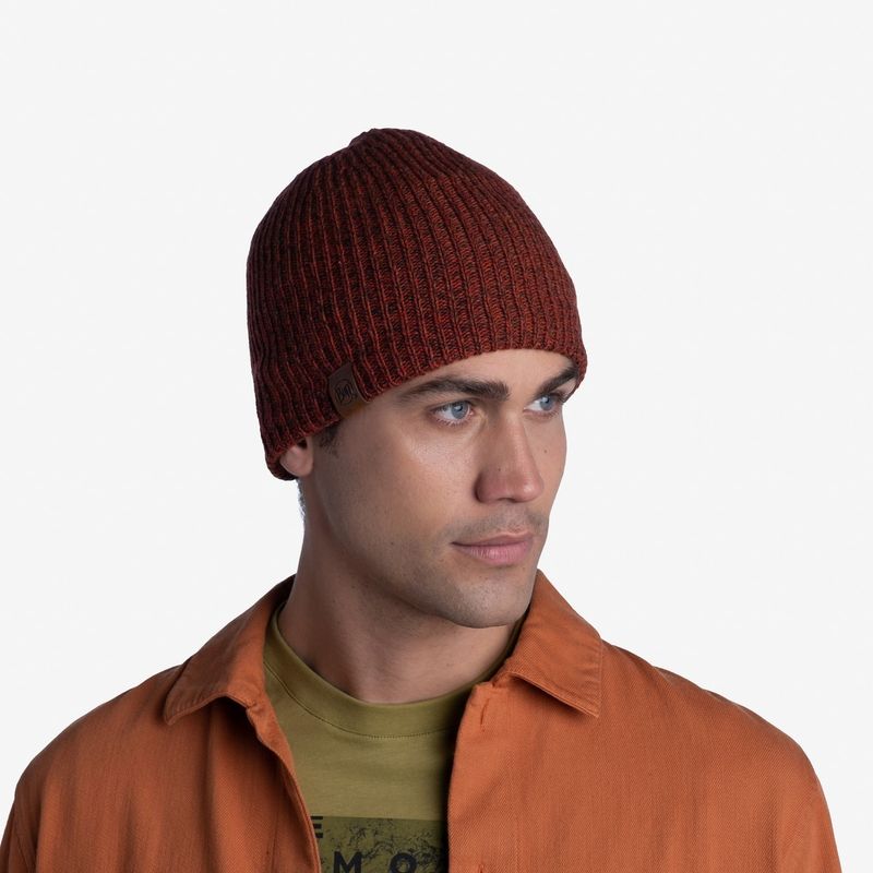 Шапка вязаная с флисом Buff Hat Knitted Polar Lyne Rusty Фото 2