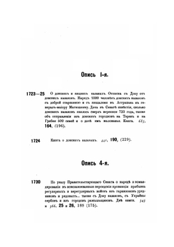 Опись казачьих дел Московского отделения общего архива Главного Штаба | И.И. Дмитренко