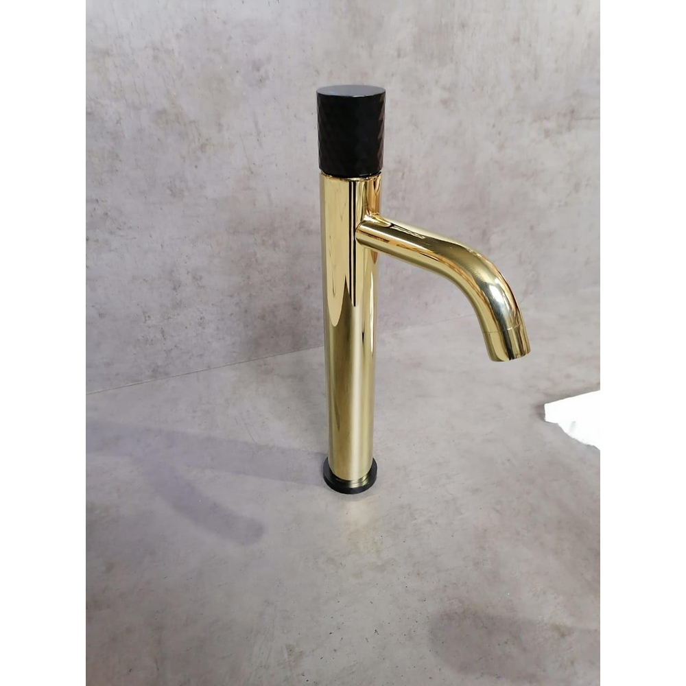 Смеситель для раковины Boheme STICK 122-GB Gold-Black