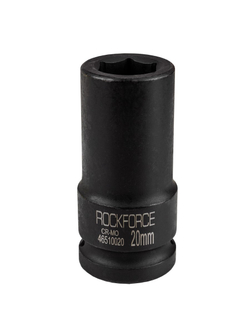 Головка ударная глубокая 3/4'', 20мм (6гр.) RockForce RF-46510020