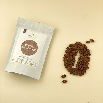 Кофе в зернах арабика Мексика Марагоджип, 100г