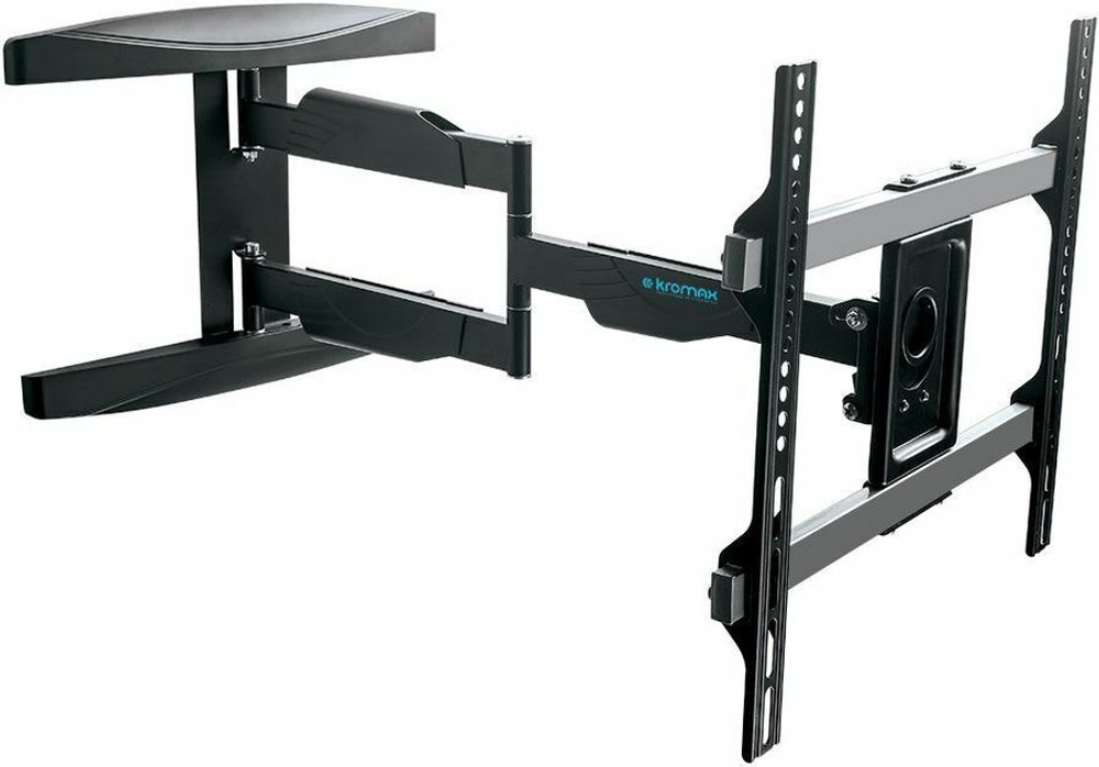 Кронштейн для телевизора Kromax ATLANTIS-60 черный 26"-65" макс.40кг настенный поворотно-выдвижной и наклонный (28015)