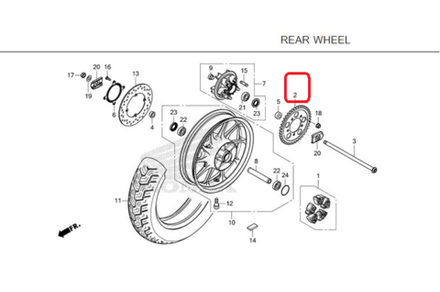 SPROCKET, CHAIN – Buy| OEM spare parts from Thailand (worldwide