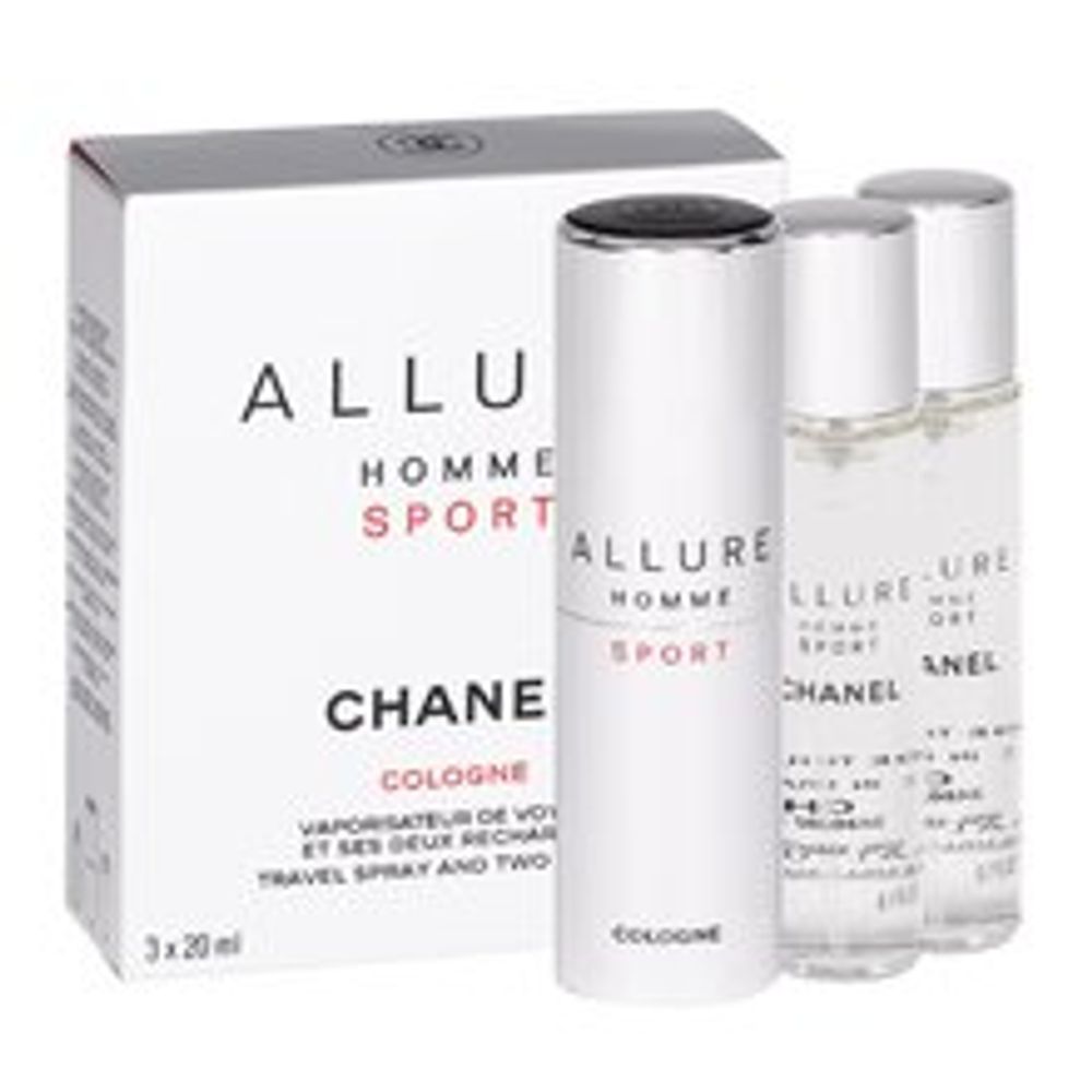 Chanel Allure Homme Sport Cologne EDC ( 3 x 20 ml ) 60ml