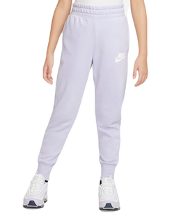 Штаны для девочки теннисные Nike Sportswear Club French Terry High Waist Pant - Фиолетовый