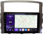Магнитола Mitsubishi Pajero 4 2006-2022 - Carmedia OL-9566-NPQ QLed, Android 12, TS10,  CarPlay, 4G SIM-слот