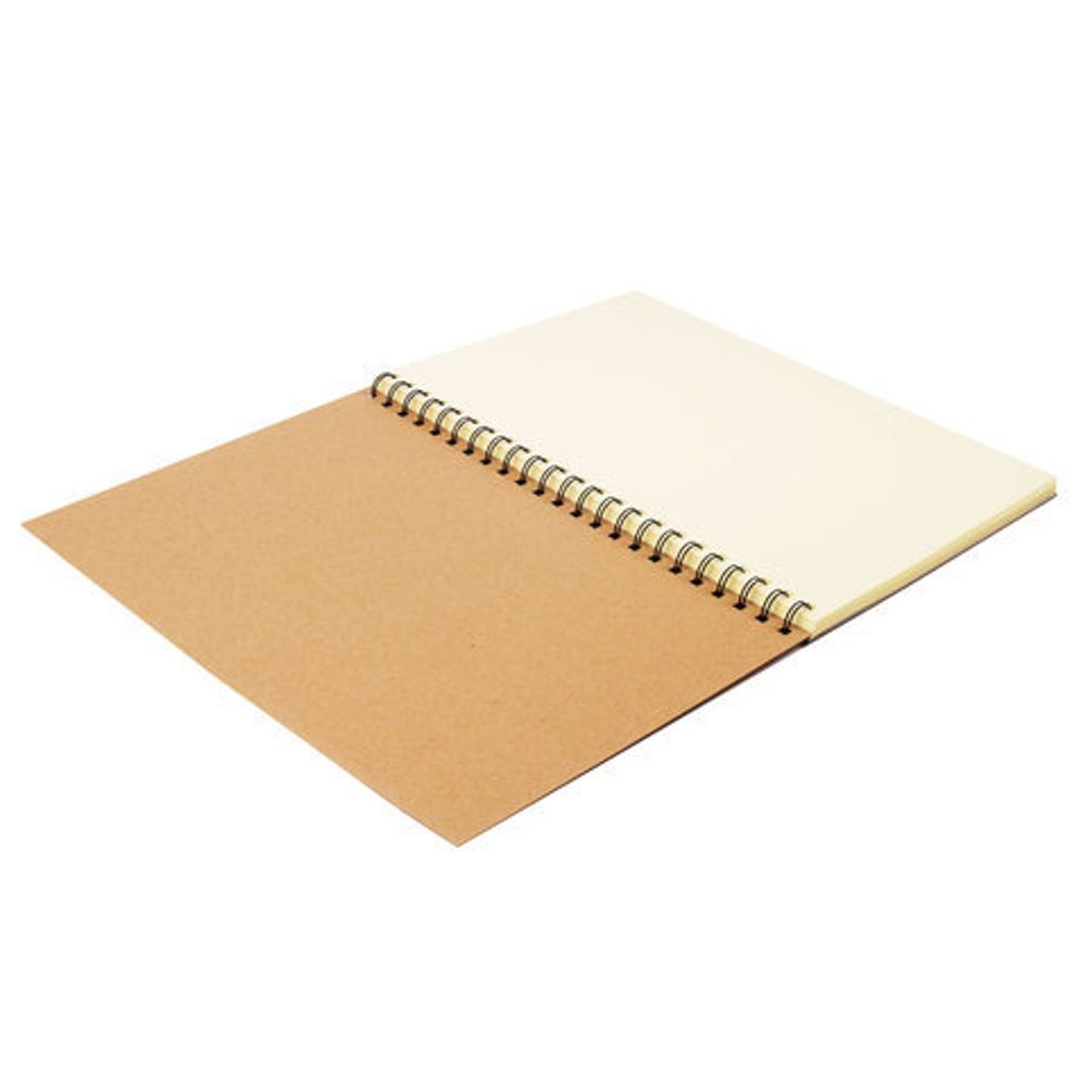 Скетчбук, слоновая кость 150г/м2, 210х297мм, 30л, гребень, BRAUBERG ART CLASSIC, 128947