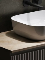 Тумба с раковиной Sancos SNOB R 100 со столешницей, Doha Soft