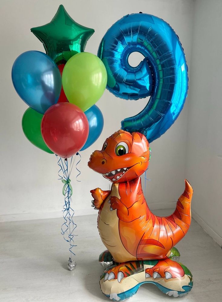 Воздушные гелиевые шарики с доставкой по Хабаровску Динозавр №5105