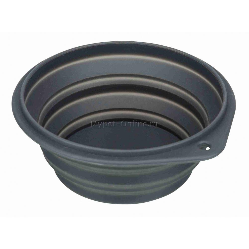 Миска дорожная для собак Trixie Travel Bowl, размер 14см.
