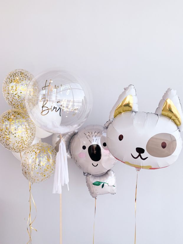 "Пушистые друзья" (набор из 8 шаров. Щенок. Коала) №755