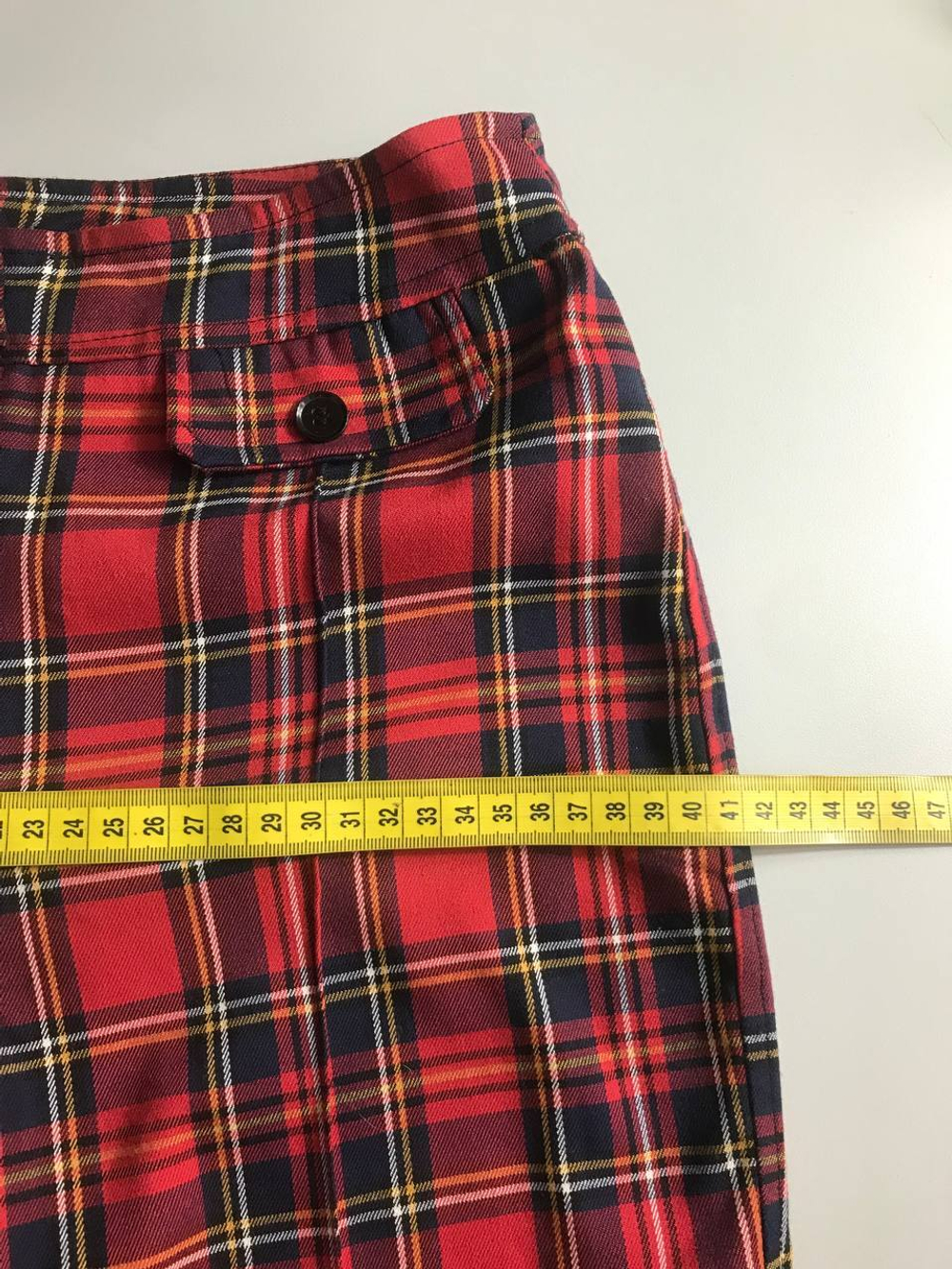 Брюки Bershka в яркую клетку, маркировка 36, визуально 42 размер