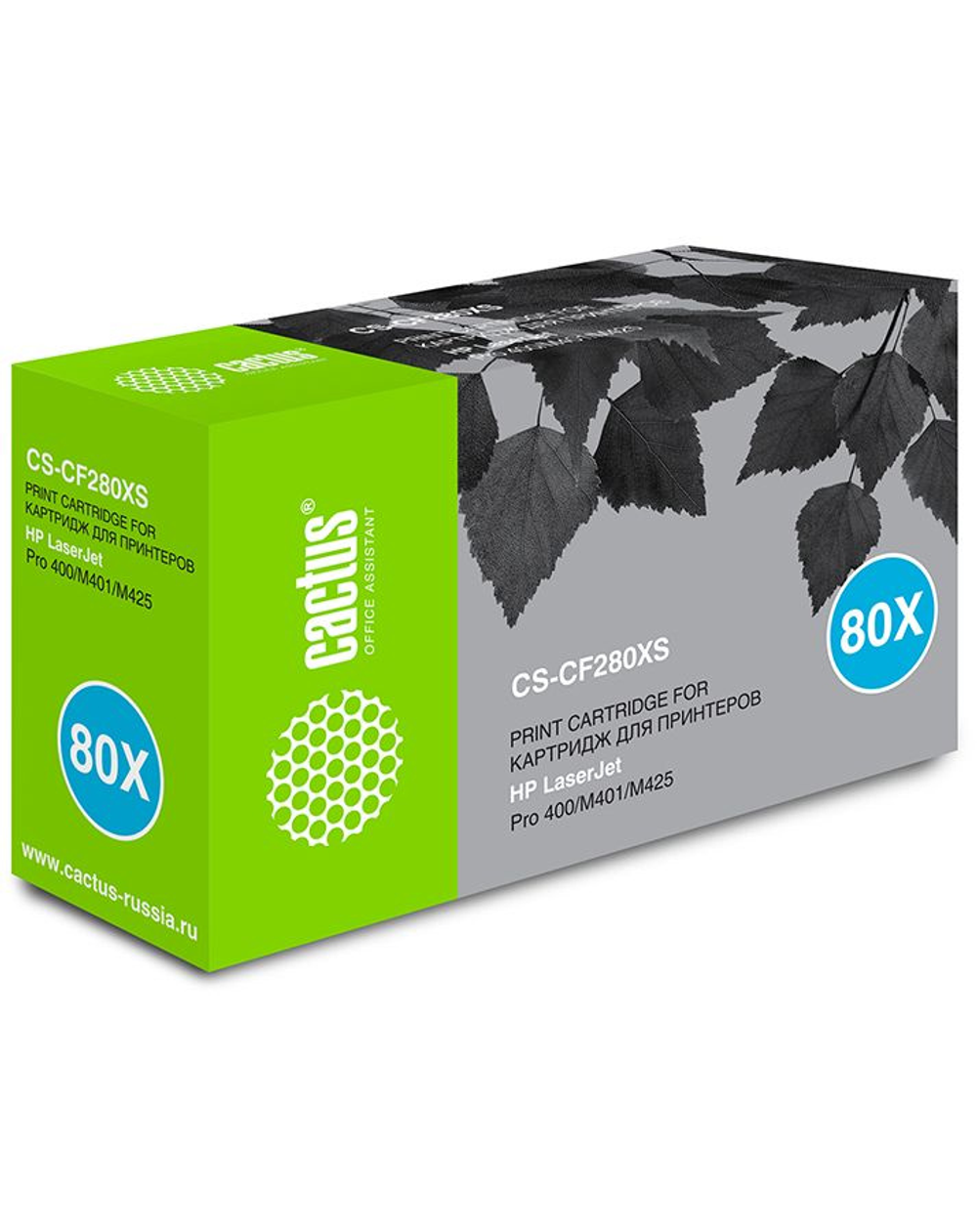 Cactus CS-CF280XS CF280X черный (6900стр.) для HP LJ Pro 400/M401/M425