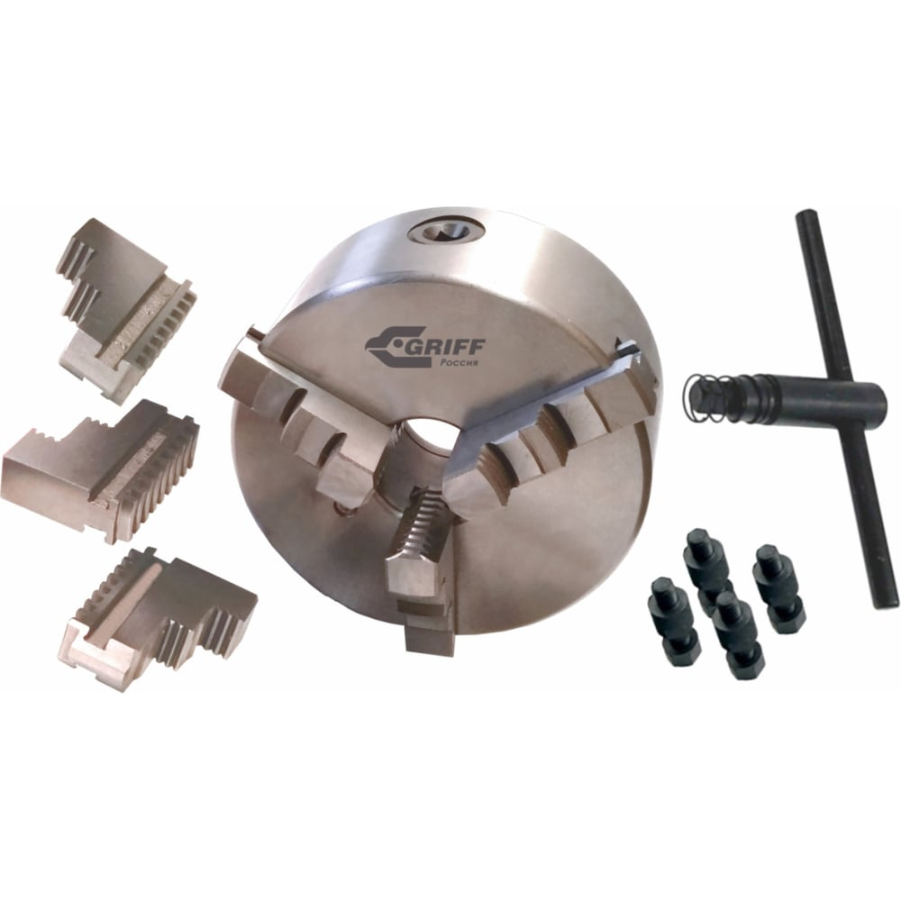 Патрон токарный 3-х кулачковый 7100-0035П К11-250С6 (250 мм) GRIFF b208166