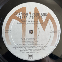 Винтажная виниловая пластинка LP Chris de Burgh Spanish Train And Other Stories (Канада 1975)