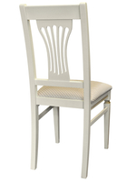 Стул Мебелик Анри слоновая кость, золото, Атина ваниль
