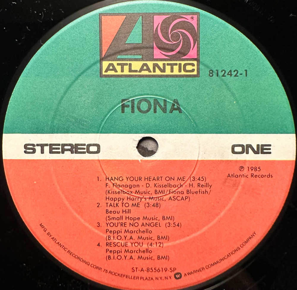 Fiona - Fiona (США 1985г.)