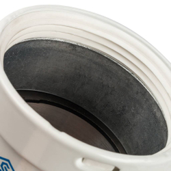 STOUT Элемент дымохода  горизонтальный Ø80  п/м с патрубком для отвода конденсата, лого