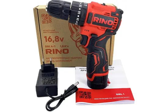Аккумуляторный шуруповерт "RINO" DRL4-1