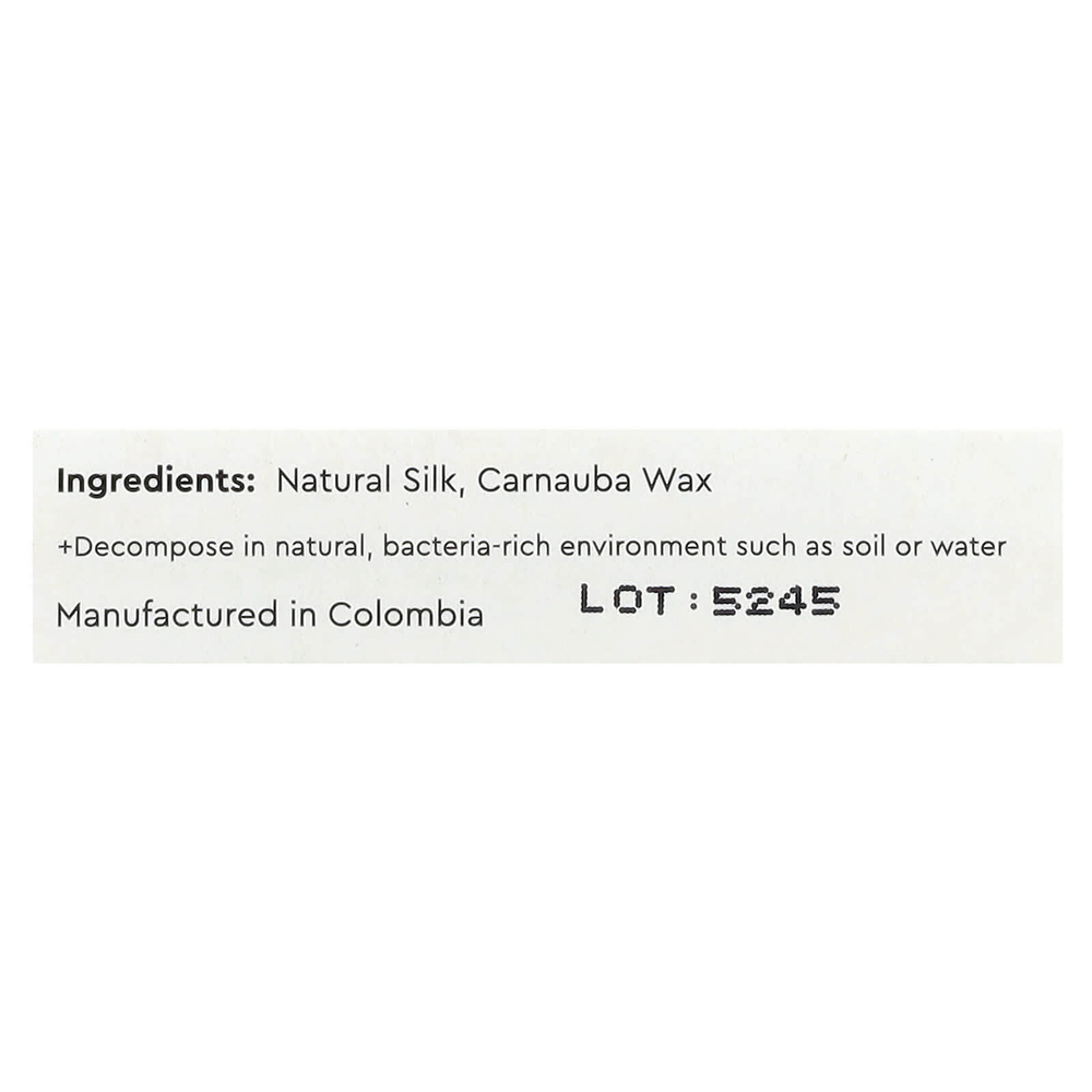 RADIUS, натуральная зубная нить, чистый шелк, нейтральный вкус, 30 м (33 ярда)