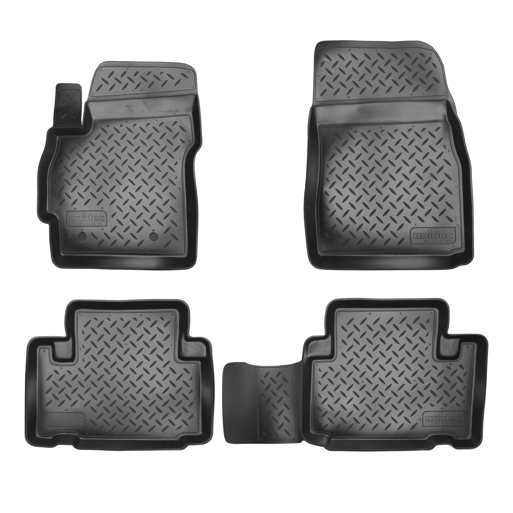 Ковры в салон Norplast/Unidec для Mazda 5 (2004-2010), Черный, арт.NPL-Po-55-05