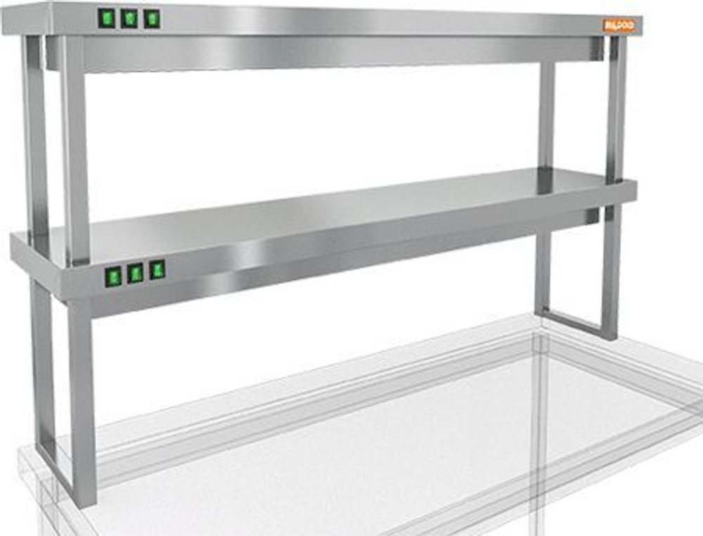 Полка Тепловая Двухъярусная Hicold Tp2-14/3