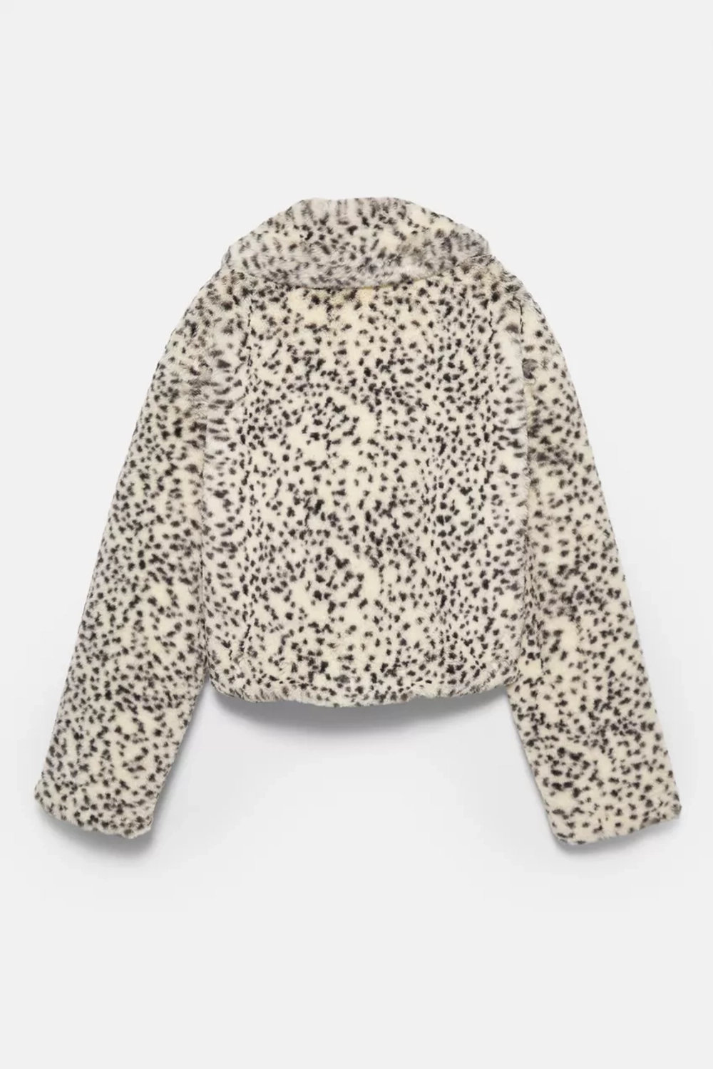 PULL&BEAR Шуба из искусственного меха с анималистическим принтом, разноцветный