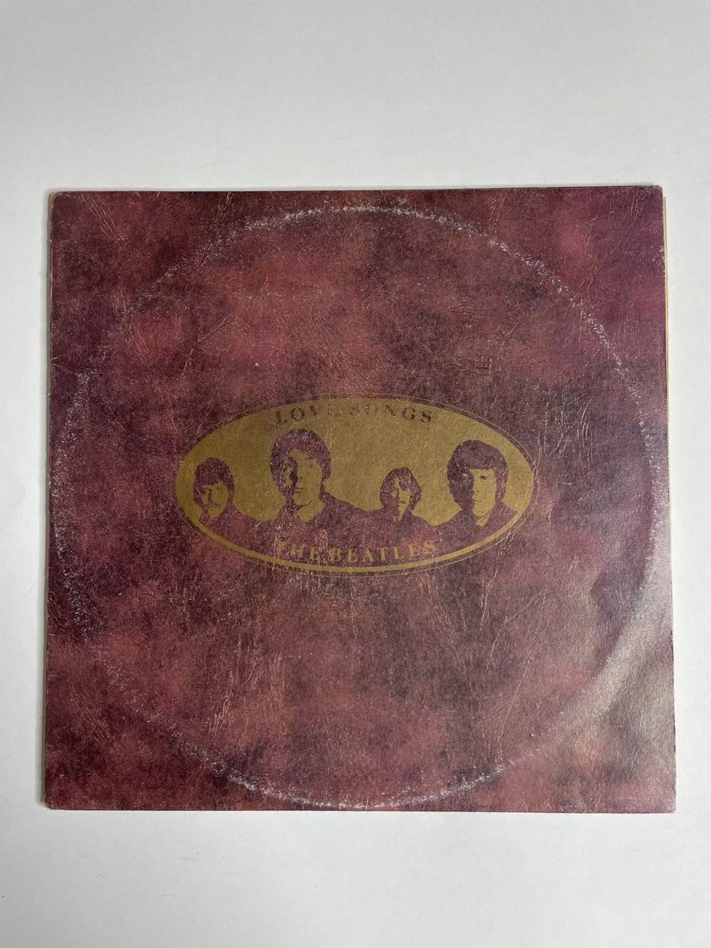 Винтажная виниловая пластинка LP The Beatles Love Songs (Болгария 1985)