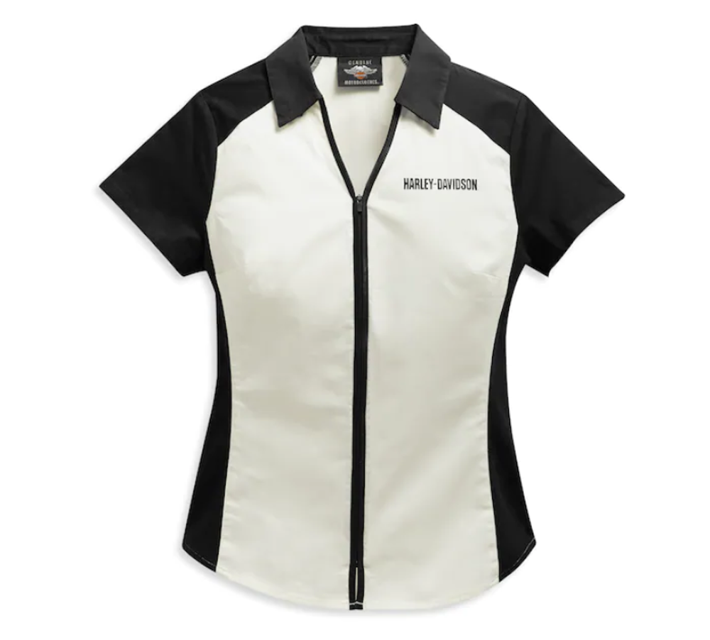 Рубашка Bar & Shield Logo Zip-Front Harley-Davidson