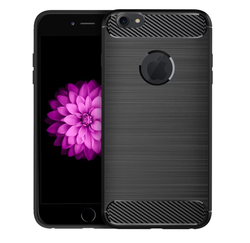 Чехол для iPhone 6 Plus (6S Plus) цвет Black (черный), серия Carbon от Caseport