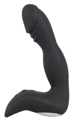 Черный перезаряжаемый вибростимулятор простаты Rechargeable Prostate Stimulator