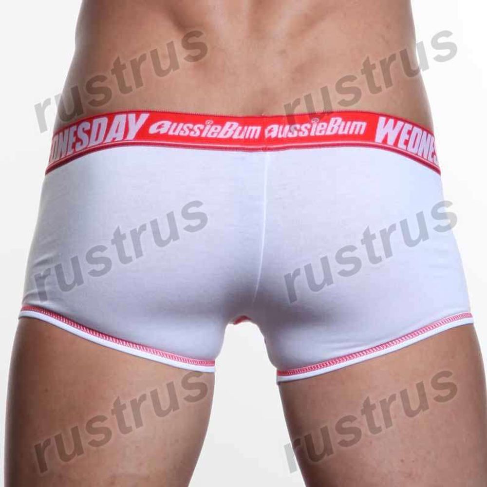 Мужские трусы хипсы белые Aussiebum Wednesday AB00007