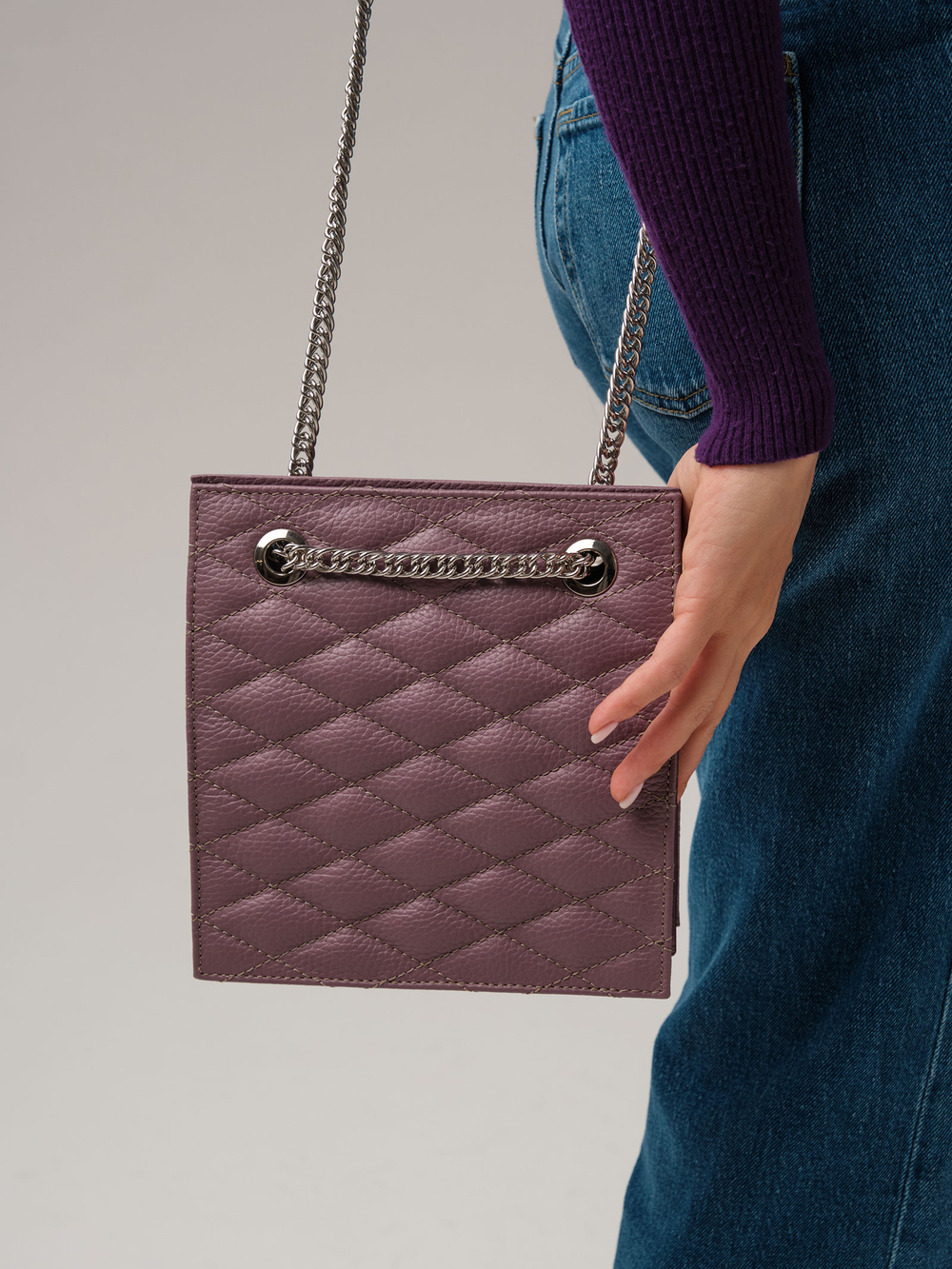 Сумка Azaro 30781 лиловая тень