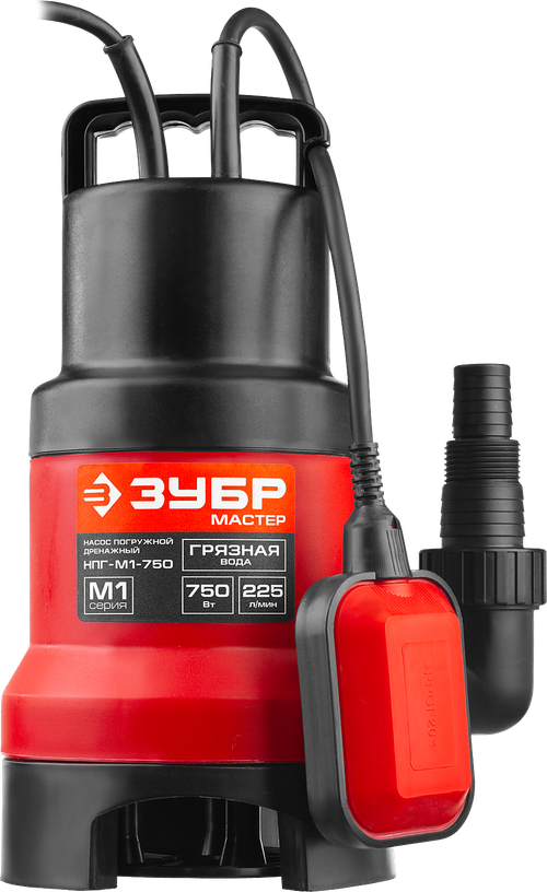 Насос фекальный ЗУБР НПГ-М1-750